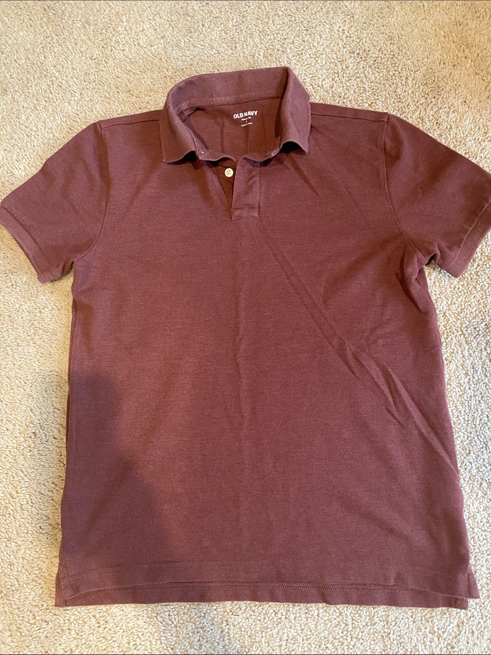 Old Navy Men's Maroon Polo Shirt